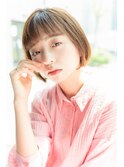 大人可愛いパッツン丸みボブ☆20代/30代/40代/50代