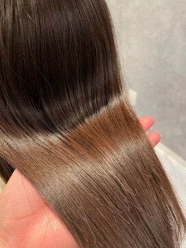 カルフール 草加本店(Carrefour) オージュアトリート/カット/カラー/ツヤ髪/ブラウン/ナチュラル