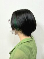 ジーウィズヘアー(G-with hair) ショートボブ+インナーカラー