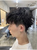 メンズマッシュツイストスパイラルパーマ