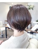 【 Ｉ. 】30代からの襟足すっきり前下がりショートボブ　川口