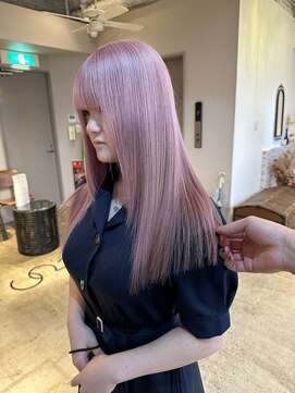 クペウ(cope'u) ブロンドに落ちるホワイトピンク