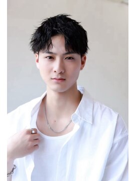 ソイクフ 四条大宮店(SOY-KUFU) アッシュブラックマッシュパーマカルマパーマ