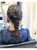 編み下ろし　ヘアセット