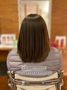 ピールアーク(peal ark) 20代30代40代ストレートアッシュベージュ髪質改善艶感カラー