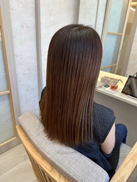 カレンアンドエクラート 大宮(KAREN&ECLART) 髪質改善　艶髪　ストレート　縮毛矯正　暗髪　韓国風　ロング