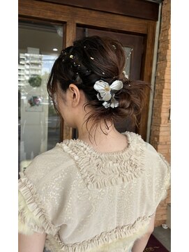 グランジュテ(grandjute) ★イルミナカラー　ハイライト　白髪ぼかし那覇　カラーカット★