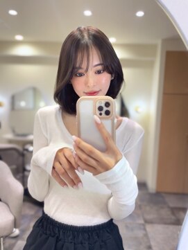 シュガー(Sugar) Bob style bang cut