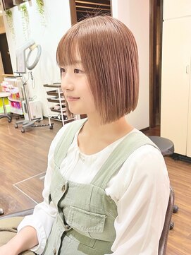 カラープロデュースバイアルバ(color produce byALBA) 透明感あるピンクカラー