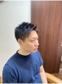 ツーブロック/アップバング/刈り上げ/無造作/ビジネスカジュアル