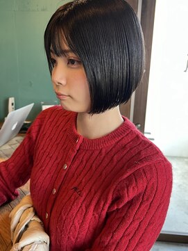 ステイシー(STACY) ○ミニボブx黒髪【那覇美容室STACY】