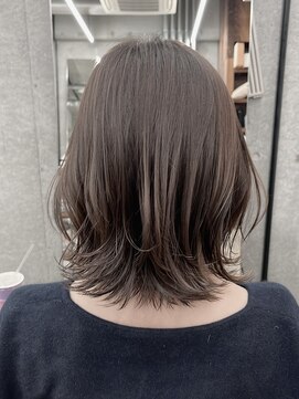 ガーデン 渋谷(GARDEN) ボブ　ホワイトグレージュ　デジタルパーマ　チェリーブラウン