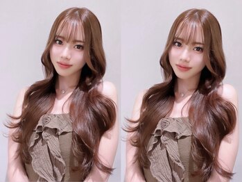 フィーリア 心斎橋堀江店(philia)の写真/【心斎橋すぐ】韓国・ワンホン風顔周りカットならお任せ◎下ろしても結んでも可愛い