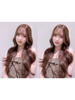 【心斎橋すぐ】韓国・ワンホン風顔周りカットならお任せ◎下ろしても結んでも可愛い