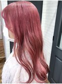 ブリーチ有)ビビッドピンク