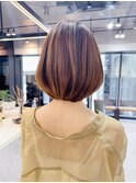 くびれボブ艶髪シースルーボブ20代30代40代