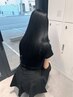 【1ブリーチで元通りにできる★オフブラック】