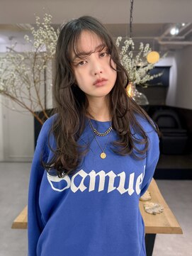 フォト 新宿三丁目(foto) くびれヘア/アプリコットオレンジ/レイヤーカット/ブリーチなし