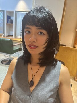 エミュ 表参道 青山(emu) フェイスレイヤーシャギー小顔レイヤーウルフ