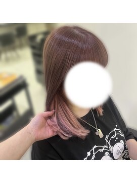 アリエル セバスチャン ピンクベージュ×ミルクピンク