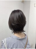 ショートボブ　シークレットハイライト