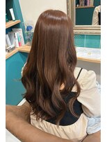 ヌックヘアー(nook hair)&nbsp;秋冬おすすめ★ヘーゼルベージュレイヤーカット顔周りカット