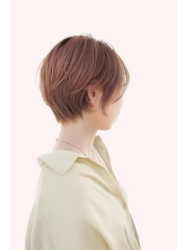 メモリーズ 水天宮前店(Memories) 40代50代60代ひし形小顔ショートココアベージュ白髪ぼかし