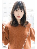 エスドットブルーム 梅田店(S.BROOM) 【S.BROOM 梅田】韓国風くびれミディアムレイヤースタイル