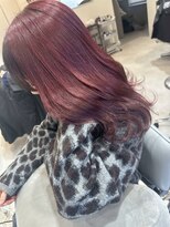 ベル サウス(BHEL south) 津市ロングレイヤーカットハッシュカット透明感カラー重めロング