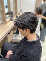 アッシュ 下丸子店(Ash)&nbsp;ニュアンスフェザーパーマミディアムパーマセンターパート