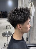 ジェットモヒカン/アップバング/スパイキーショート/メンズ