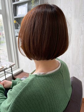 コルテ 倉敷西坂店(CoRte.) 丸みシルエット/ショコラブラウンボブ/ショートボブ/美髪ボブ