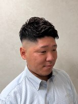 バーバーショップ スターズ(BARBER SHOP STARS)&nbsp;スキンフェード×パーマスタイル