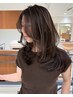 【西村限定】小顔見えカット+赤み消しハイライト＋オージュアトリートメント