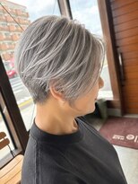 リドル ヘアー 駒生店(Riddle HAIR) 自然な髪色のショートボブ