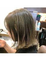 グリームス ヘアデザイン(GLEAMS Hair Design)&nbsp;外ハネぱっつんボブ