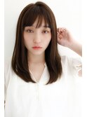 扱いやすさNo. 1♪ナチュラルストレート♪