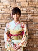 うなじスッキリシニヨンセット 結婚式 成人式 着物振袖セット