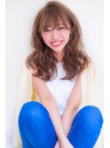 【Lond printemps水野】大人かわいい耳かけアッシュブラウン
