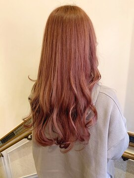 ボアップ 新居浜店(boappu) ＃ピンクベージュ＃ベージュ＃ダブルカラー＃韓国風カラー