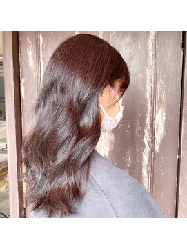 ヘアースタジオ エフ(Hair studio f) ピンクブラウンby平松