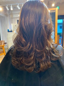 リノ 船橋(Lino) 【くびれヘア】オリーブレイヤー