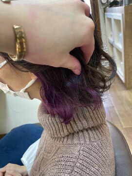 ヘアーゾーン ハチマルハチ 登戸駅前店(Hair Zone 808) インナーカラー