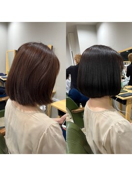 ヘアサロン ナノ(hair salon nano) TOKIOボリュームダウンでまとまるボブスタイル☆