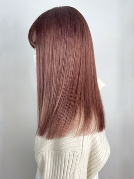 アイティーバイアルバム 下北沢店(IT by ALBUM) ロングピンクラベンダー_アースカラーくびれヘア_ba374152