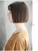 重めラインのカジュアルモードボブ