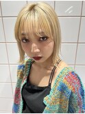 ケアブリーチダブルカラー×グレージュカラー【心斎橋】