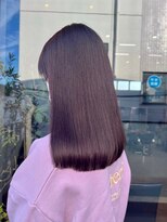 マザー(MOTHER)&nbsp;ダブルカラーピンクブラウンケアブリーチハイトーン髪質改善