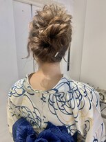 ゼスト パーク(ZEST PARK)&nbsp;ふんわりルーズお団子ヘアアレンジ 吉祥寺 ヘアセット 《宮坂》