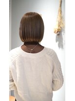 ランプ 柏(Lamp) ショートボブ/大人かわいい/ミルクティーブラウン/小顔カット